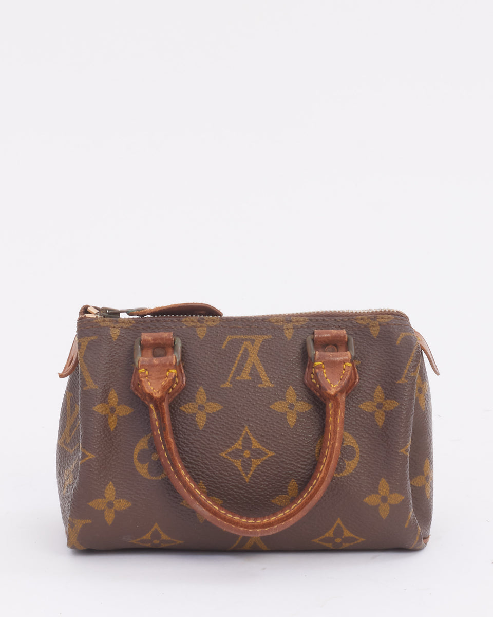 Louis Vuitton Pink Denim Monogram Nano Speedy Bag – RETYCHE