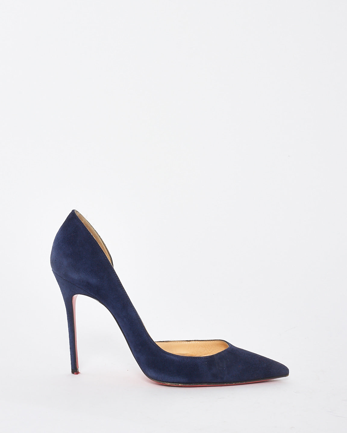 Blue christian louboutin pumps best sale