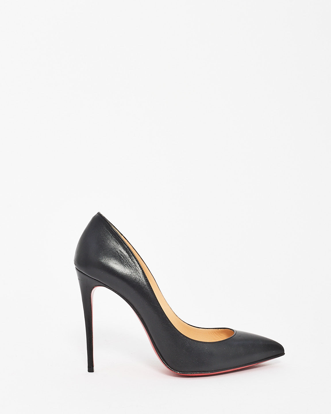 Explore a Christian Louboutin Black Leather So Kate Pumps