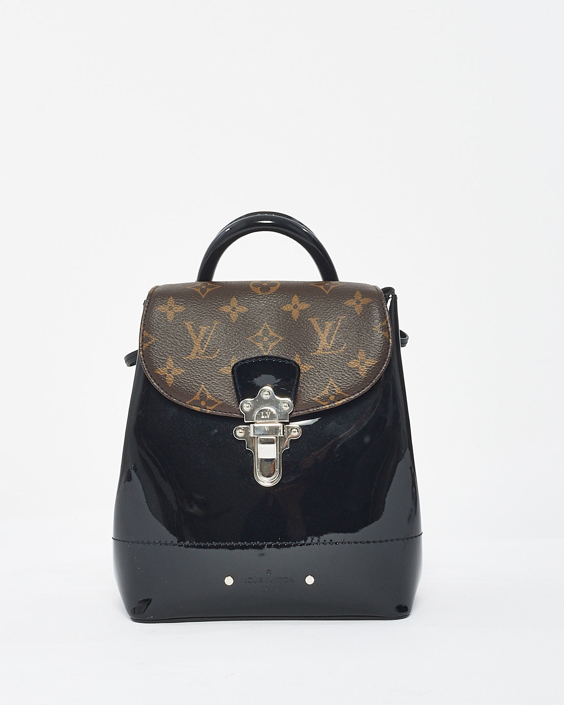 Buy Louis Vuitton Monogram Canvas Patent Leather Hot Springs Backpack Authenticated Pre Owned RETYCHE