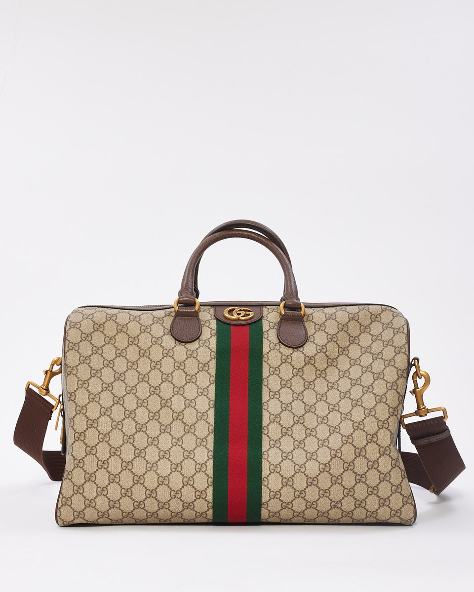 Savoy Large GG Supreme Duffle Bag in Multicoloured - Gucci