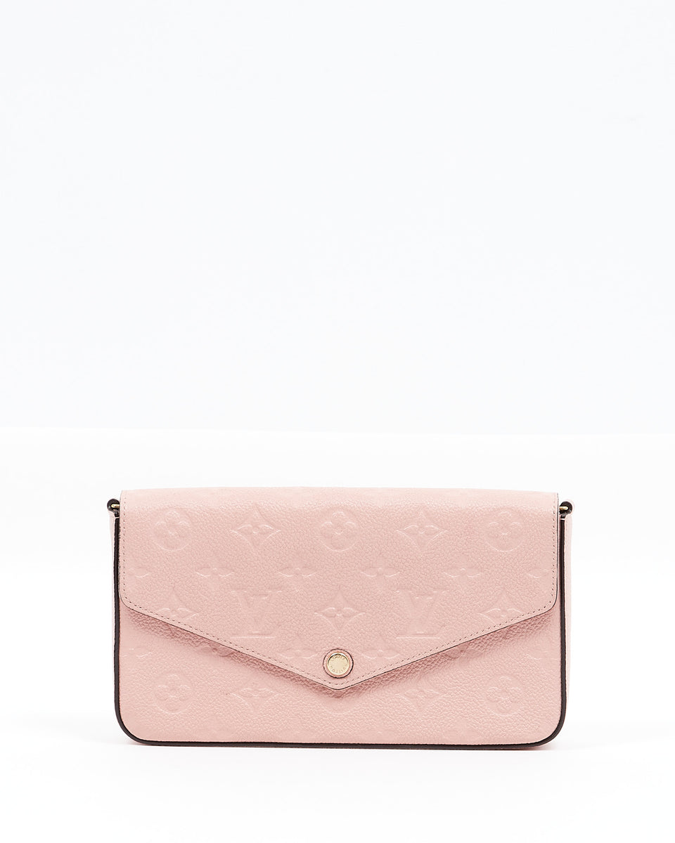 Louis Vuitton Pochette Felicie Monogram (Without Accessories) Fuchsia Lining