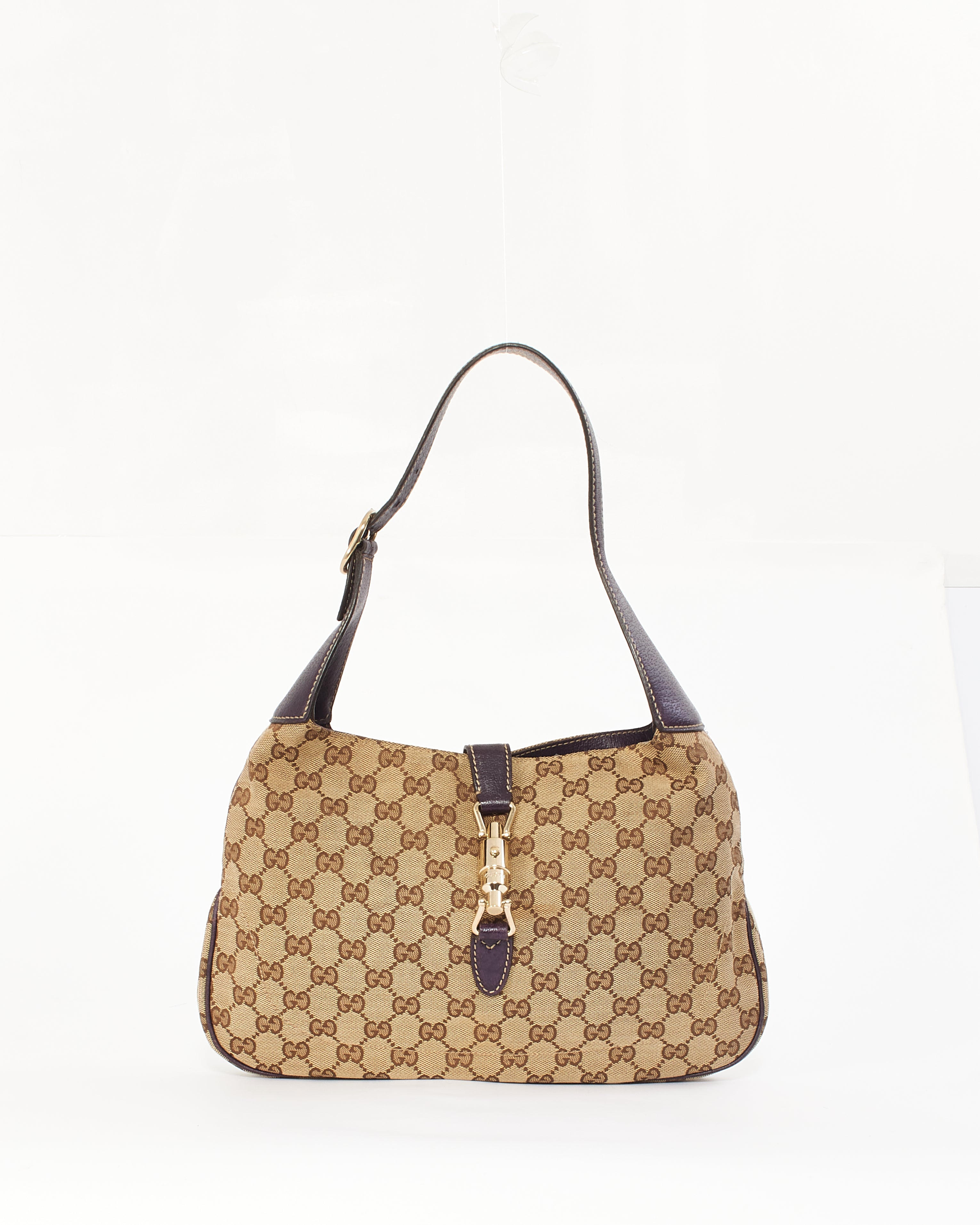 Org. GUCCI Jackie vintage Schultertasche in on sale GG Monogram in beige