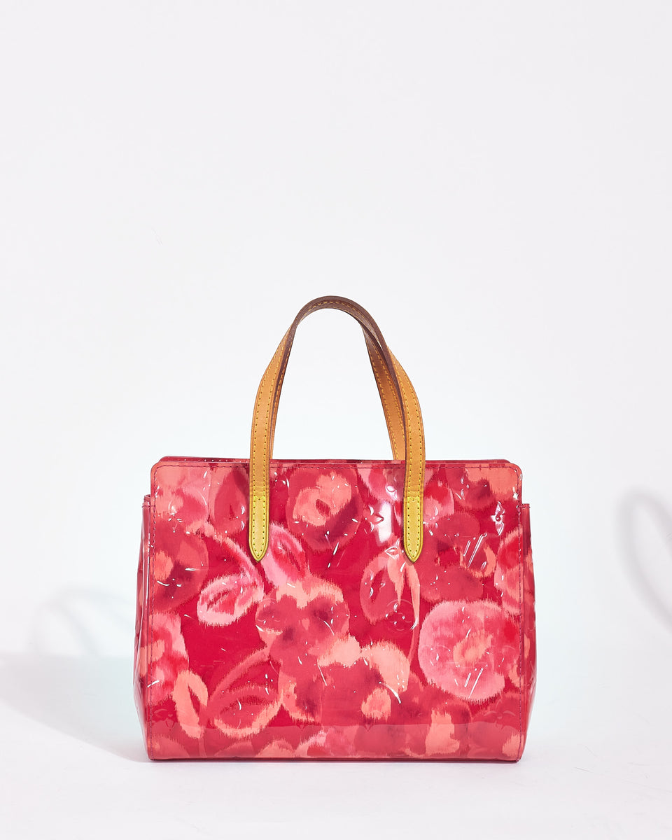 Louis Vuitton Pink Monogram Vernis Ikat Flower Catalina QJBAOPBWPB002