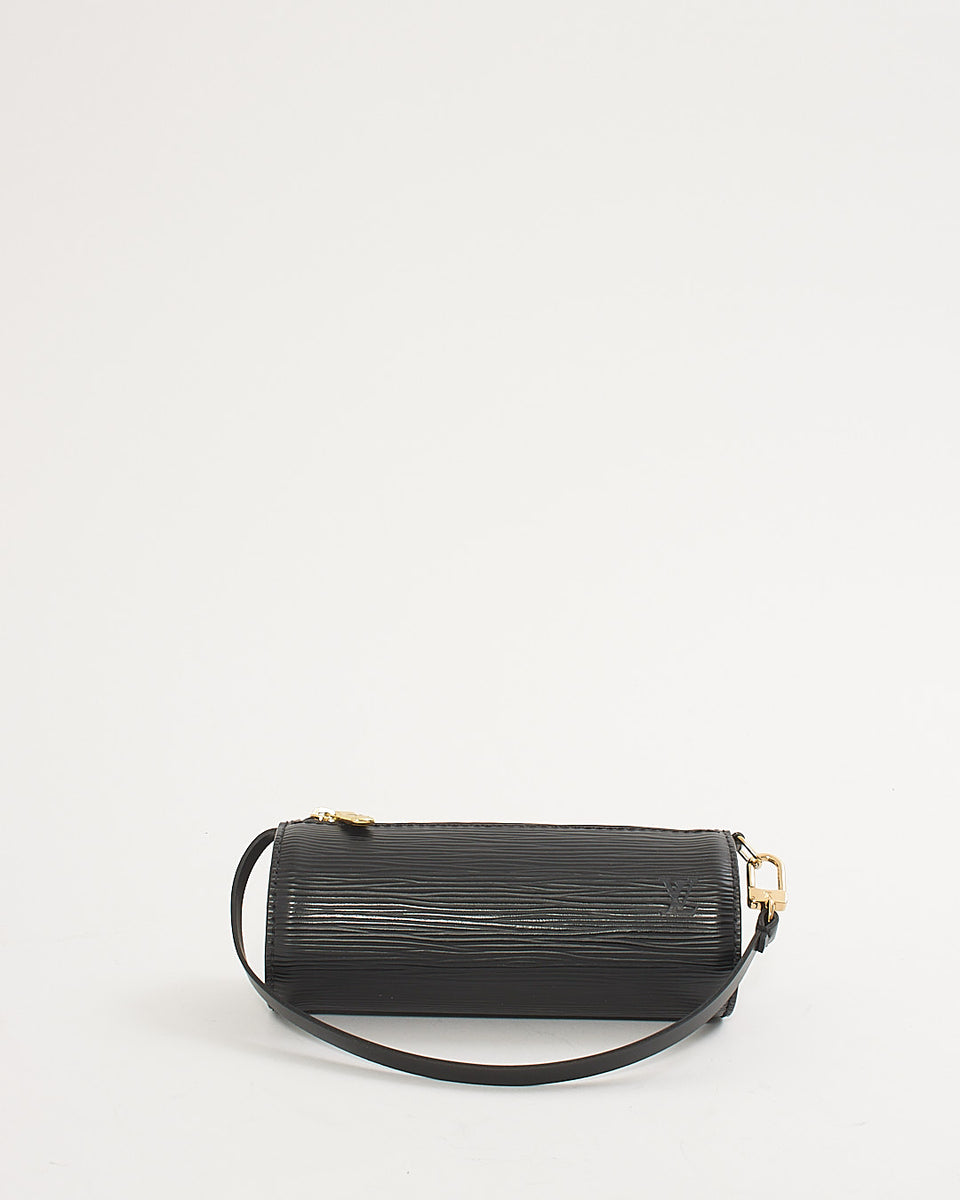 Louis vuitton mini Papillon pochette in black Epi leather – Fancy Lux