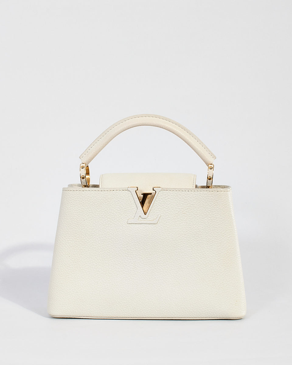 Louis Vuitton Capucines BB Bag M57941 White - Luxuryeasy