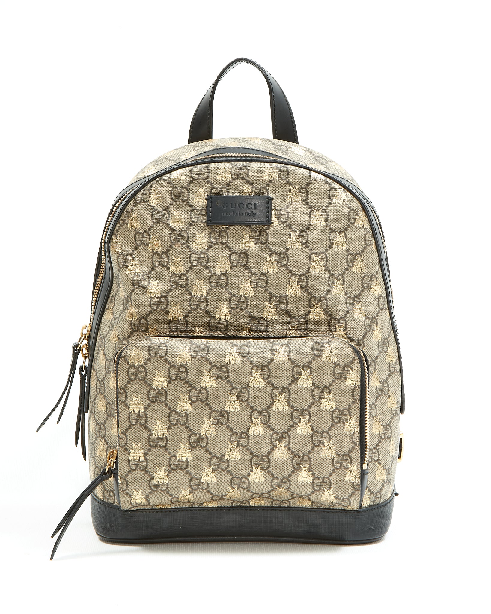 Gucci GG Supreme Canvas Small Bee Backpack RETYCHE