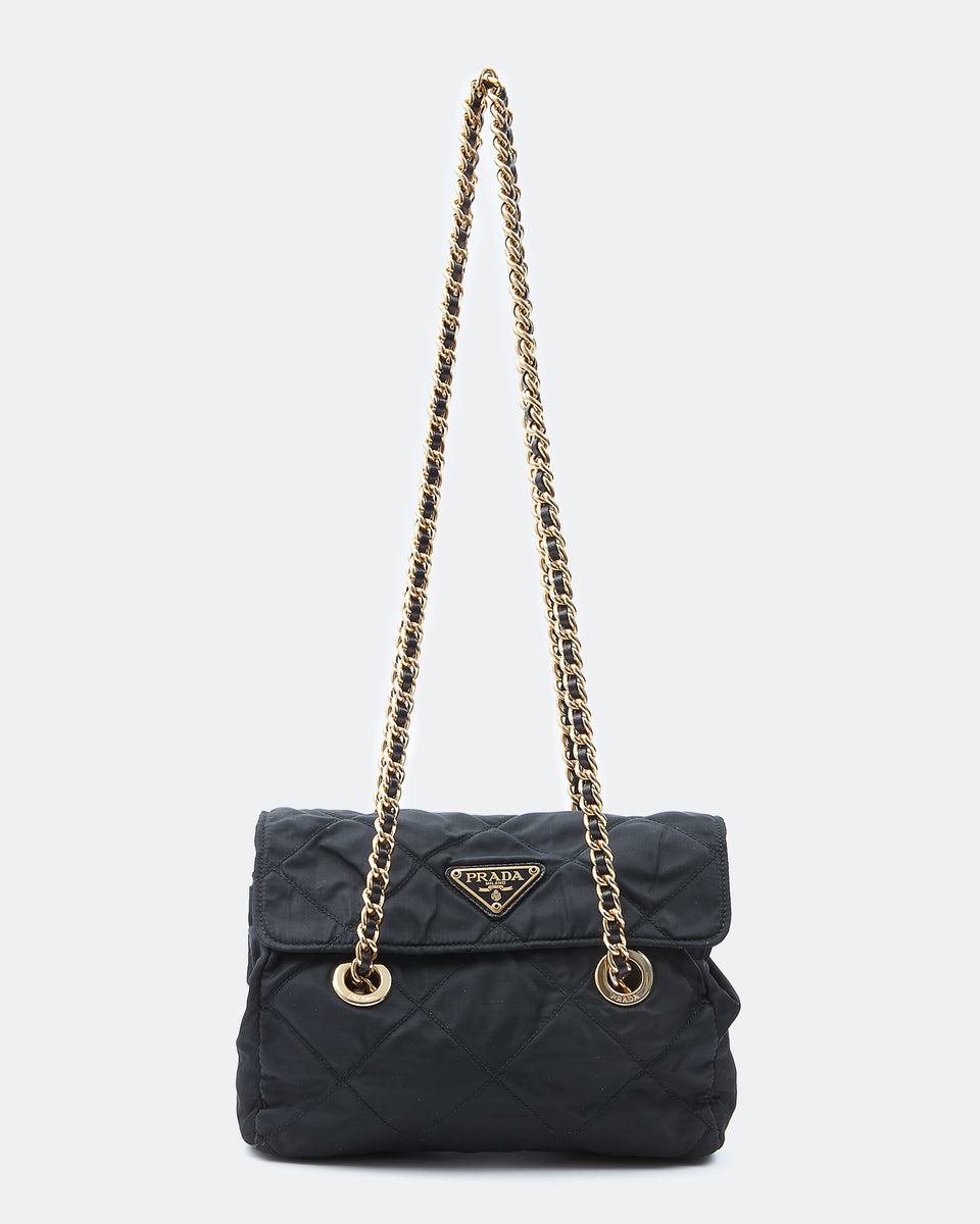 Prada Tessuto Handle Bag - Black Handle Bags, Handbags - PRA894821