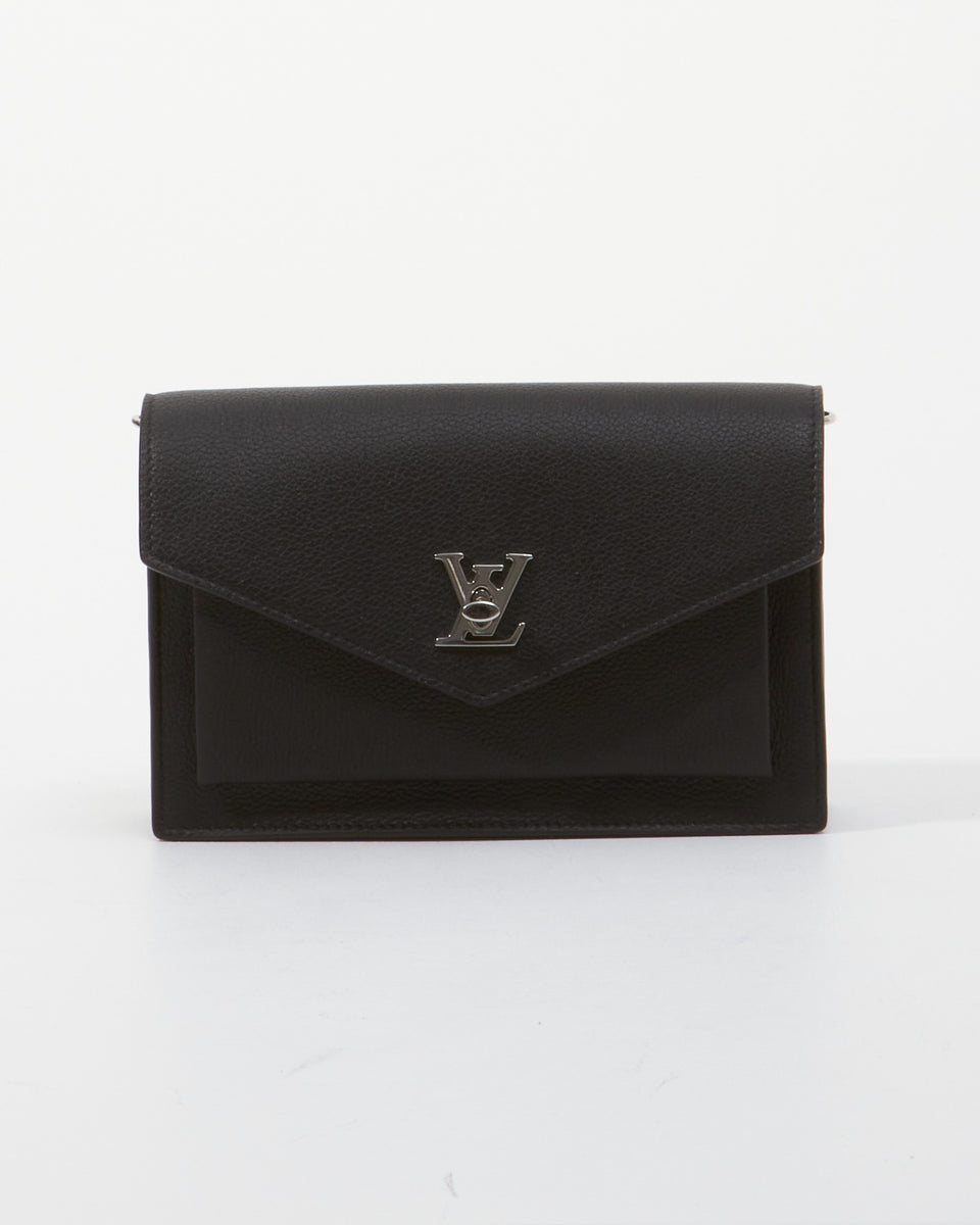 Louis Vuitton Mylockme Chain Pochette - Black Crossbody Bags, Handbags -  LOU764873