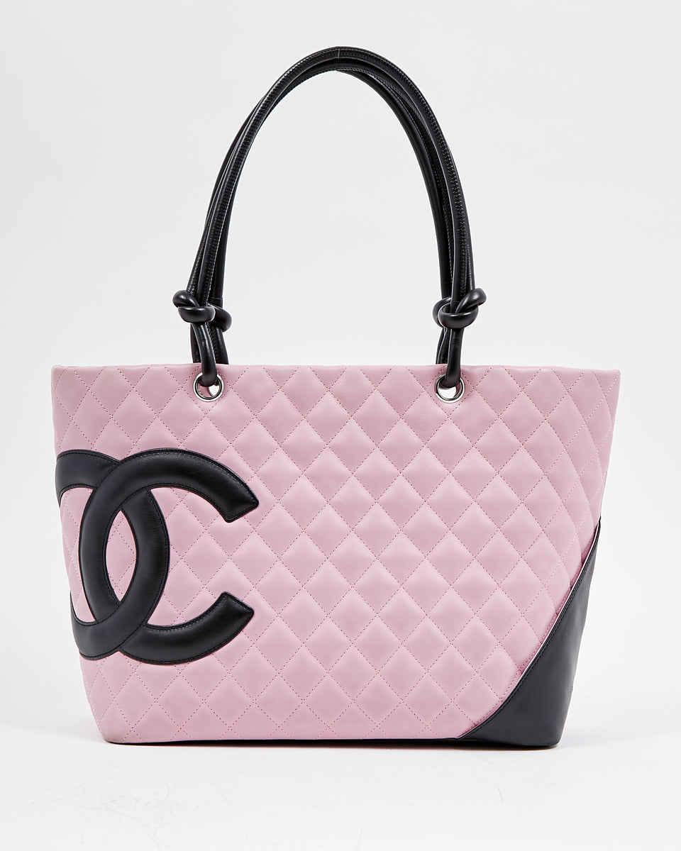 CHANEL PINK CAMBON QUILTED LEATHER BAG – RDB