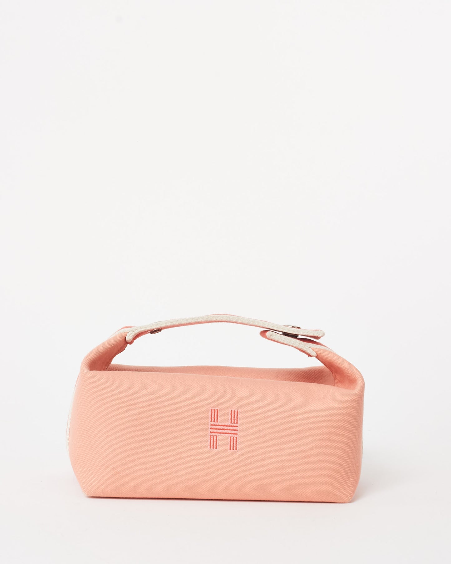 Hermès Light Pink & Dark Pink Canvas Small Bride À Brac Bag