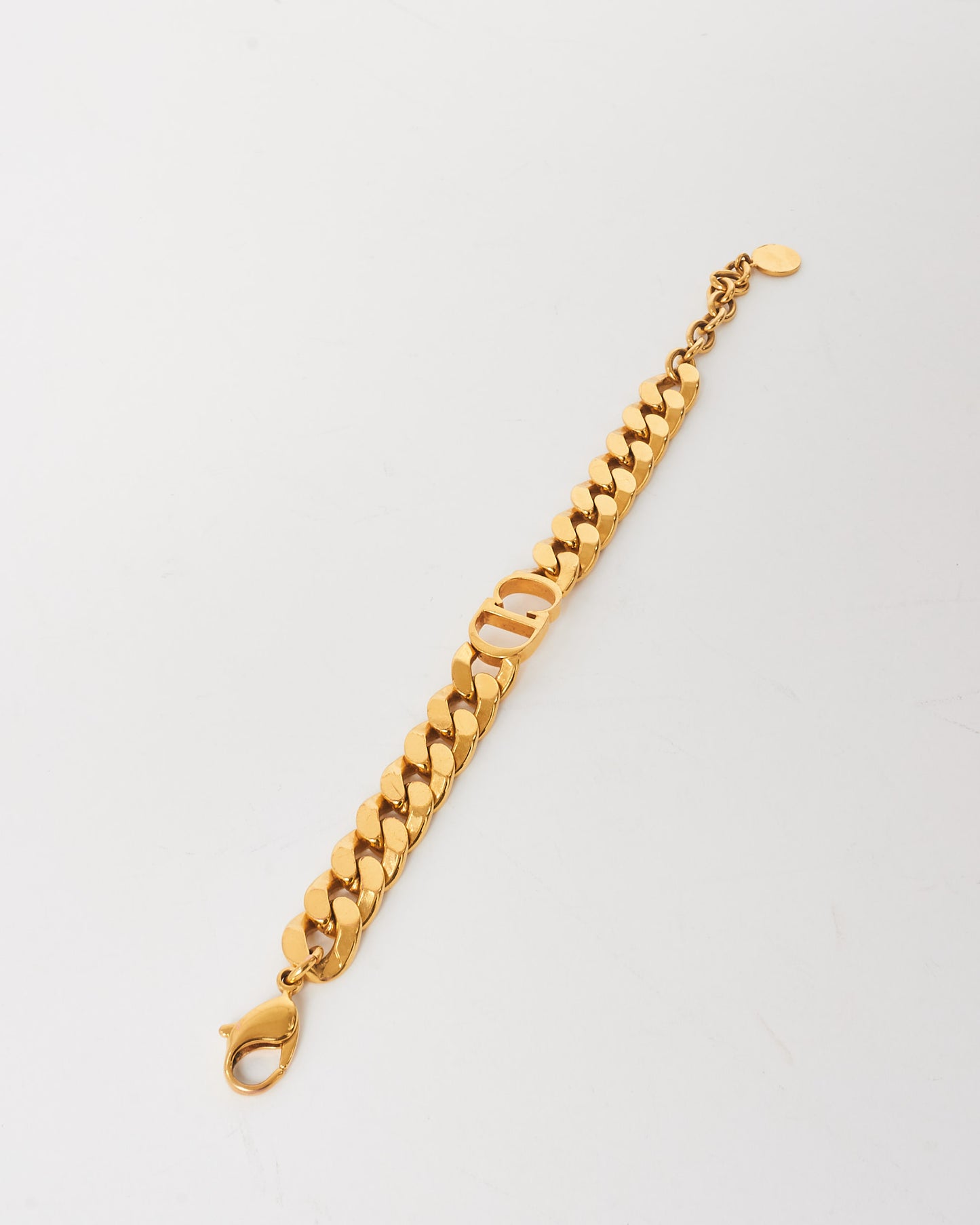 Dior Gold Danseuses Étoile Logo Chain Bracelet