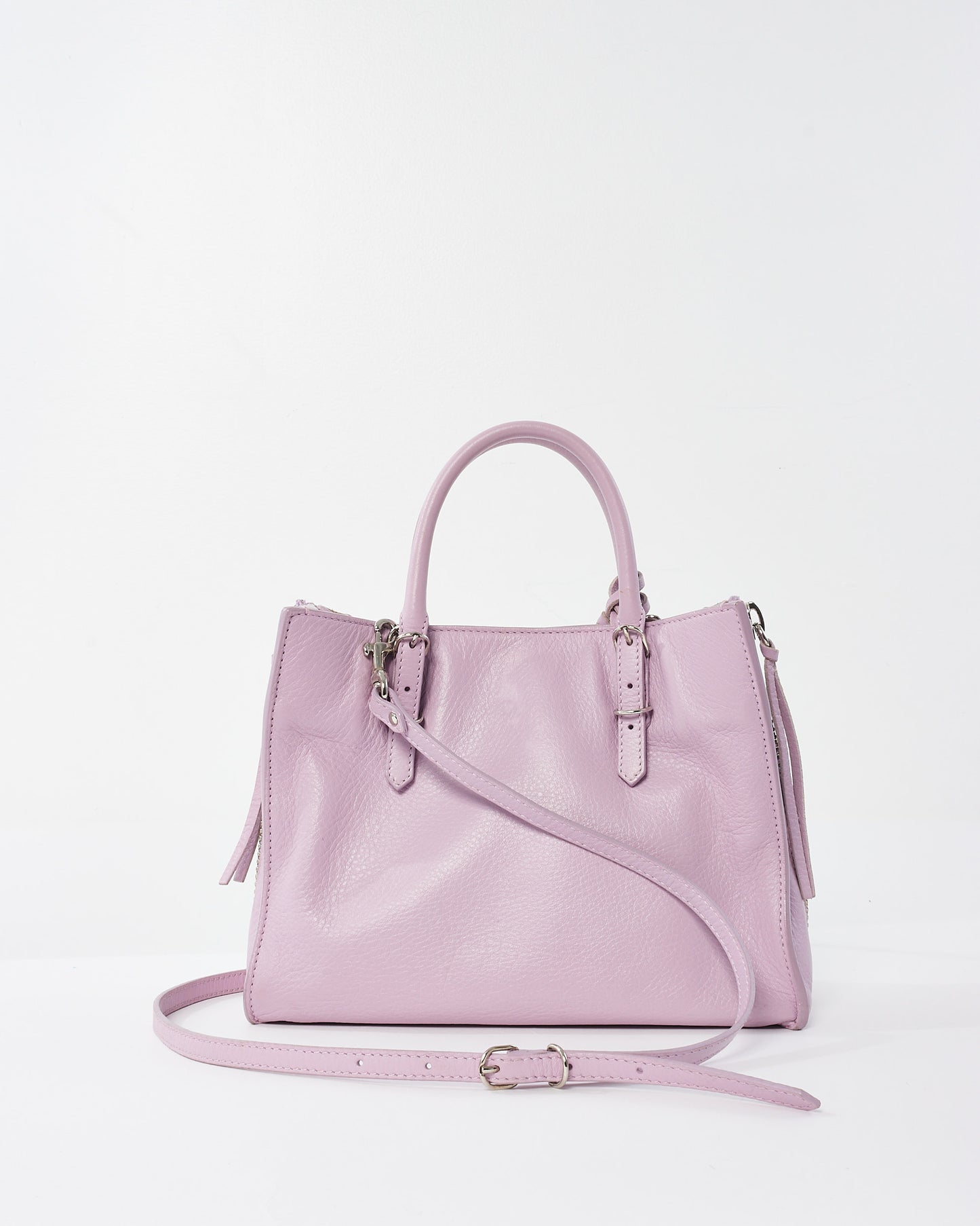 Balenciaga Lilac Leather Papier A4 Mini Tote