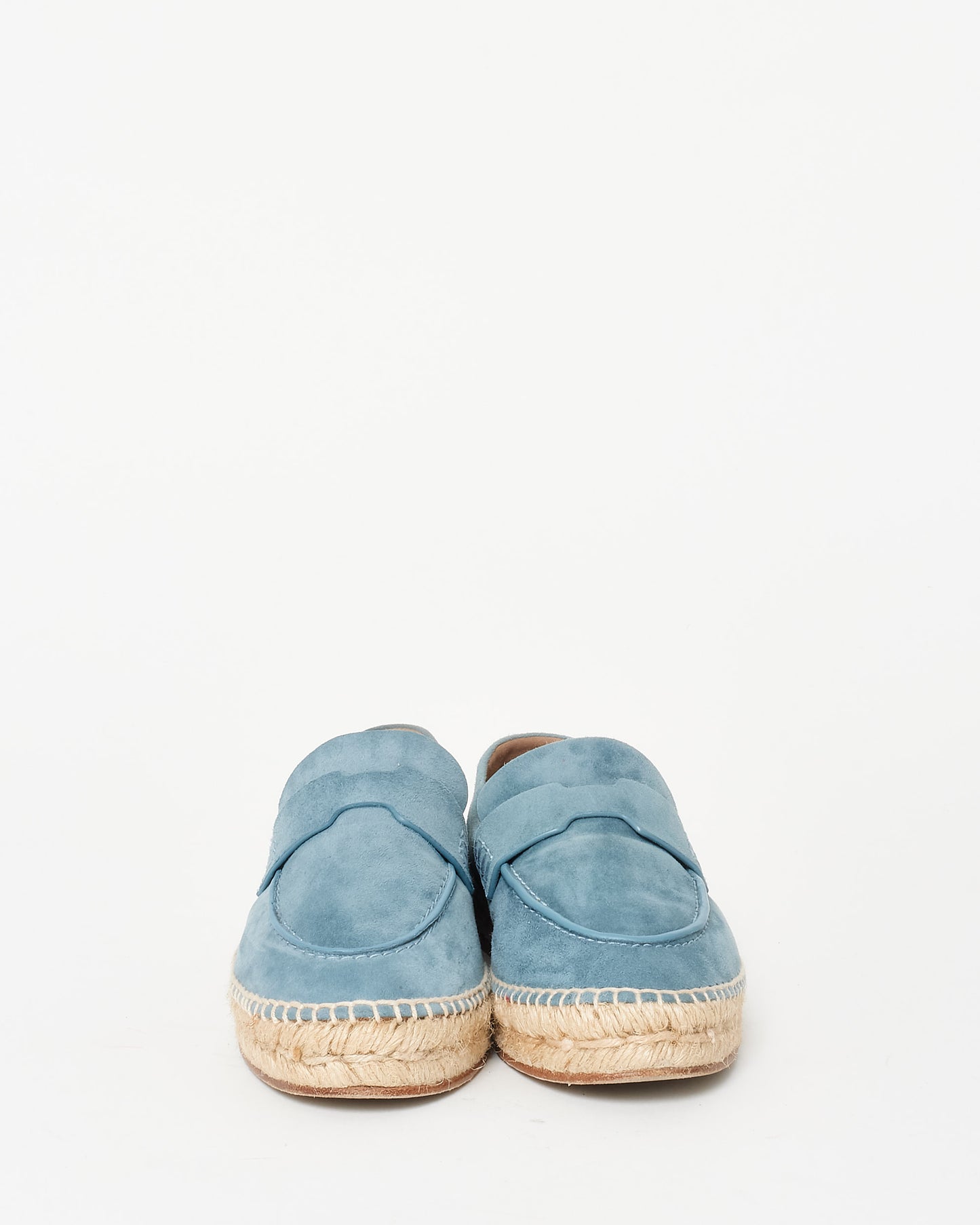 Hermès Blue Suede Trip Espadrilles - 37