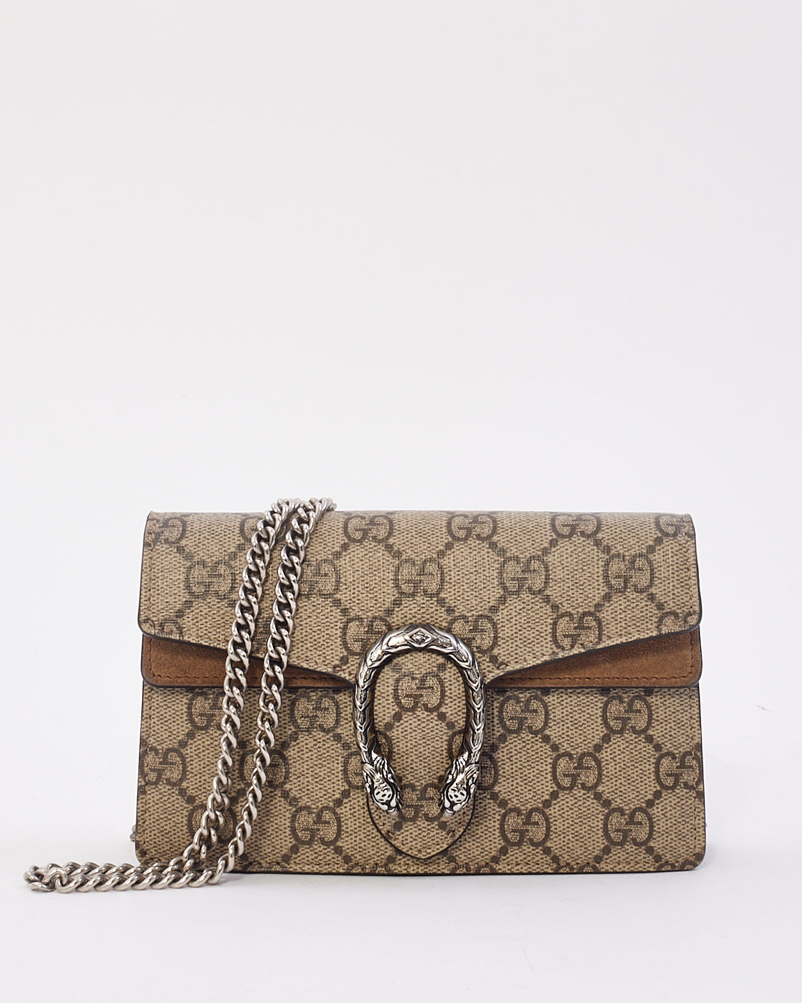 Sac Super Mini Dionysus en toile suprême GG beige Gucci