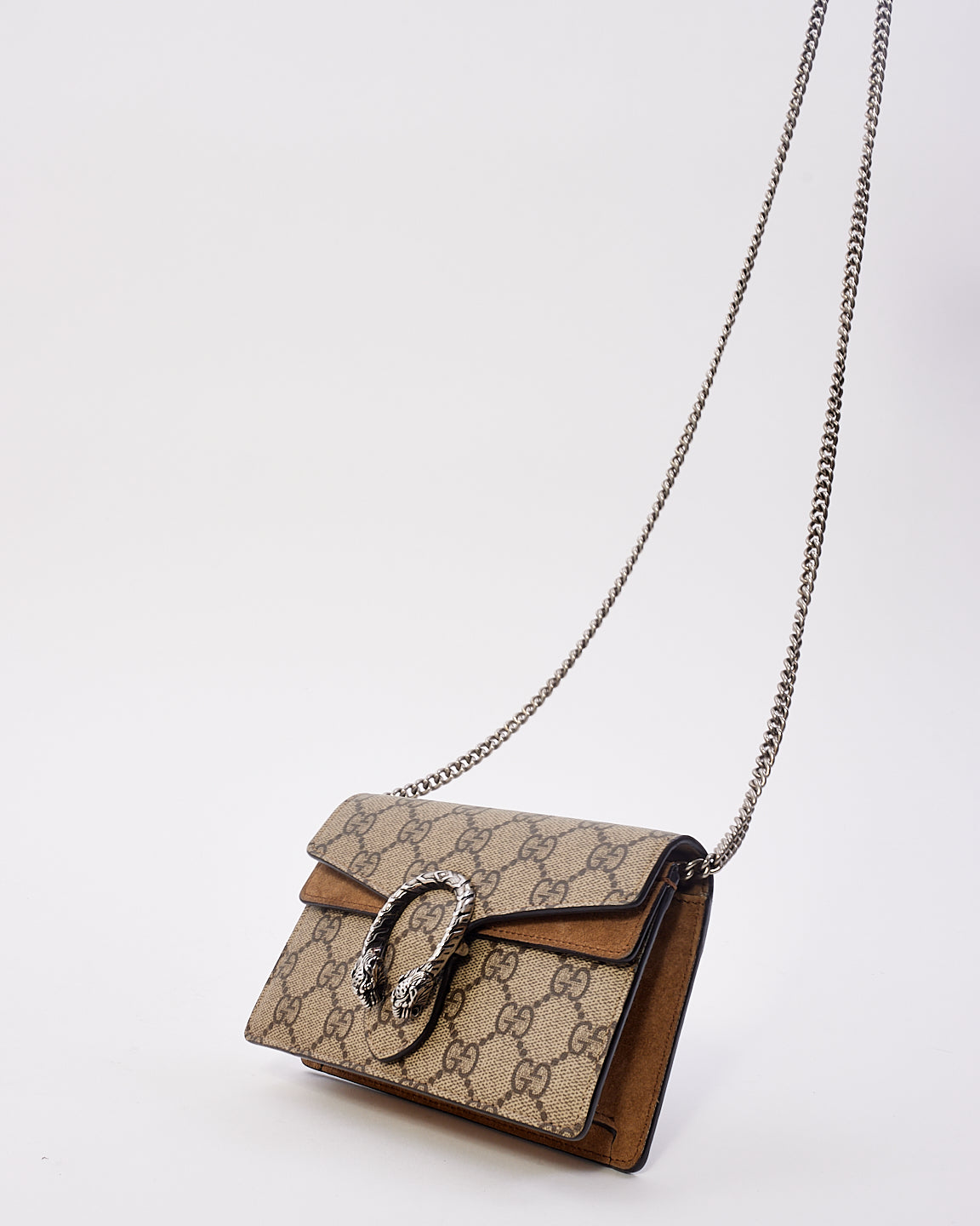 Sac Super Mini Dionysus en toile suprême GG beige Gucci