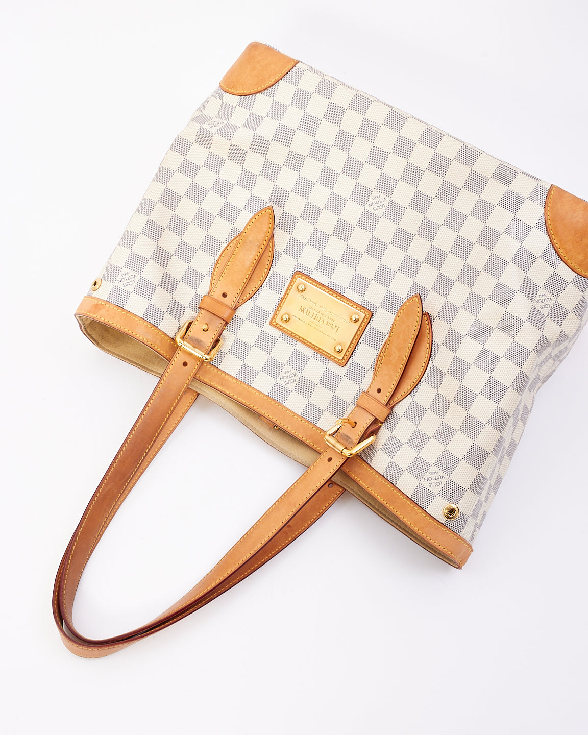 Louis Vuitton Damier Azur Canvas Hampstead MM Bag