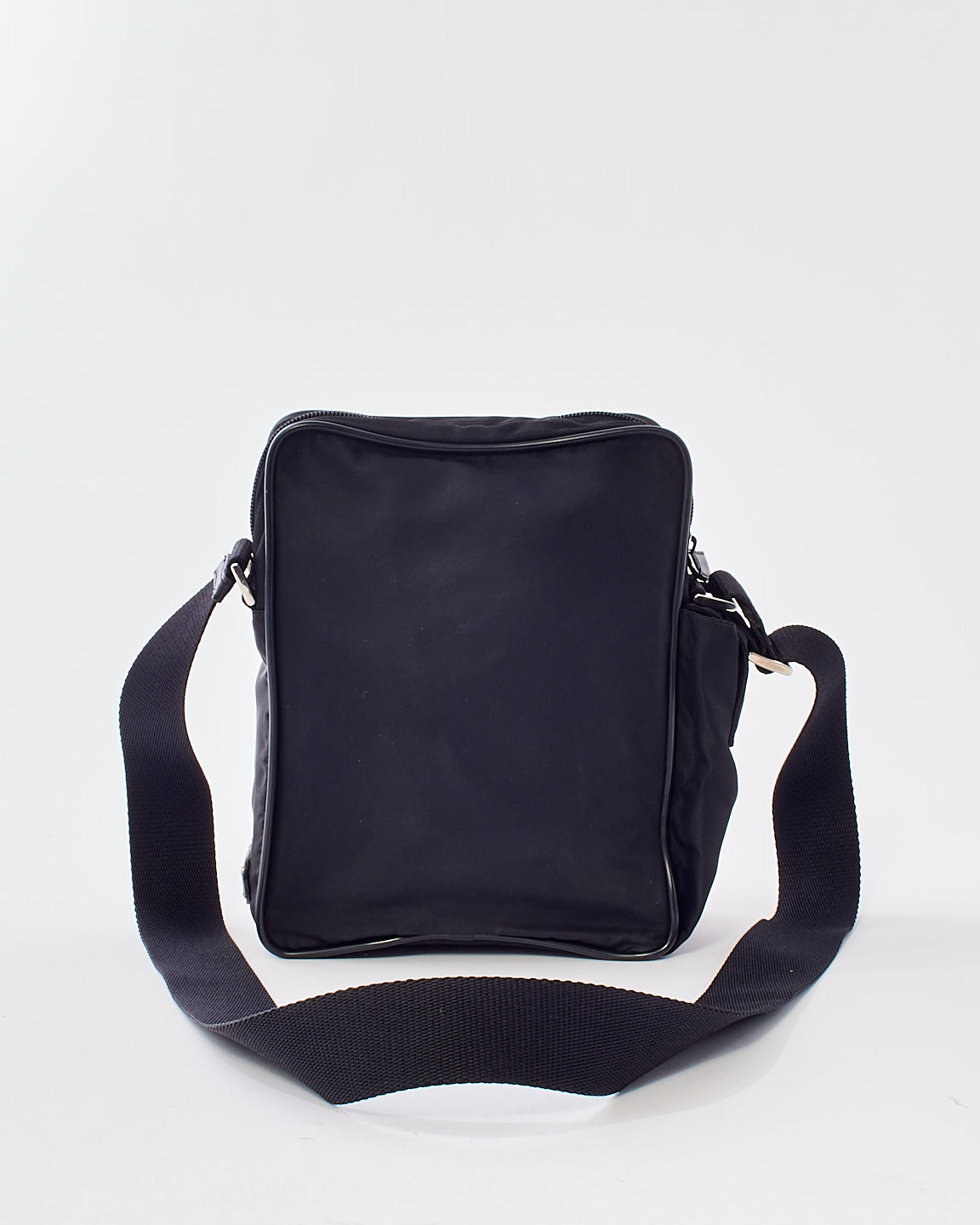 Prada Black Nylon Tessuto Pocket Crossbody Bag