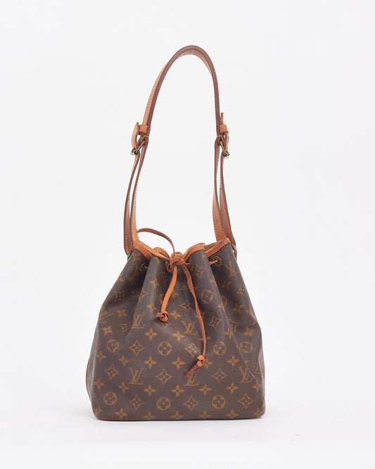 Louis Vuitton Monogram Petit Noé Bucket Bag