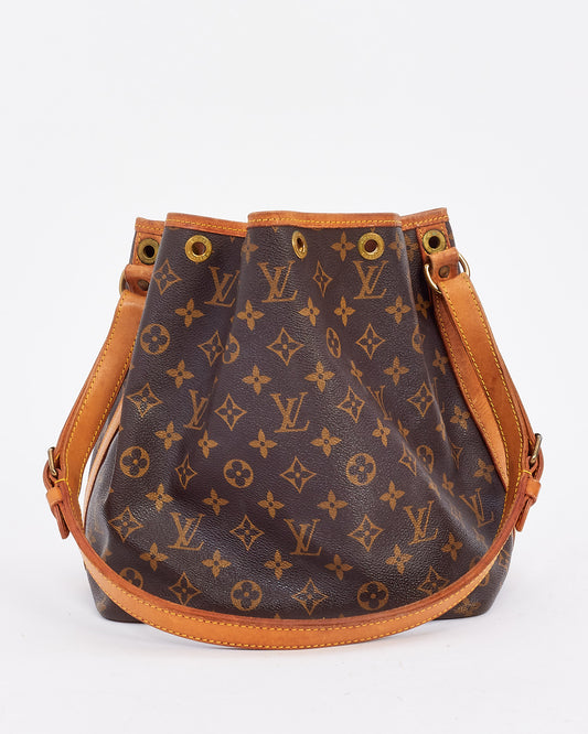 Louis Vuitton Monogram Canvas Petit Noe Shoulder Bag