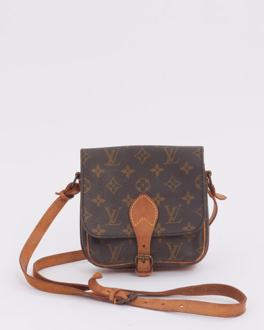 Louis Vuitton Vintage Monogram Mini Cartouchiere Crossbody