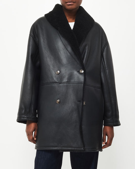 LouLou Studio Black Shearling Jacket - S