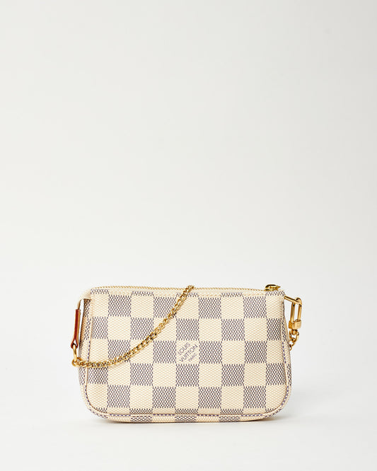 Louis Vuitton Damier Azur Coated Canvas Mini Pochette D'Accessoires