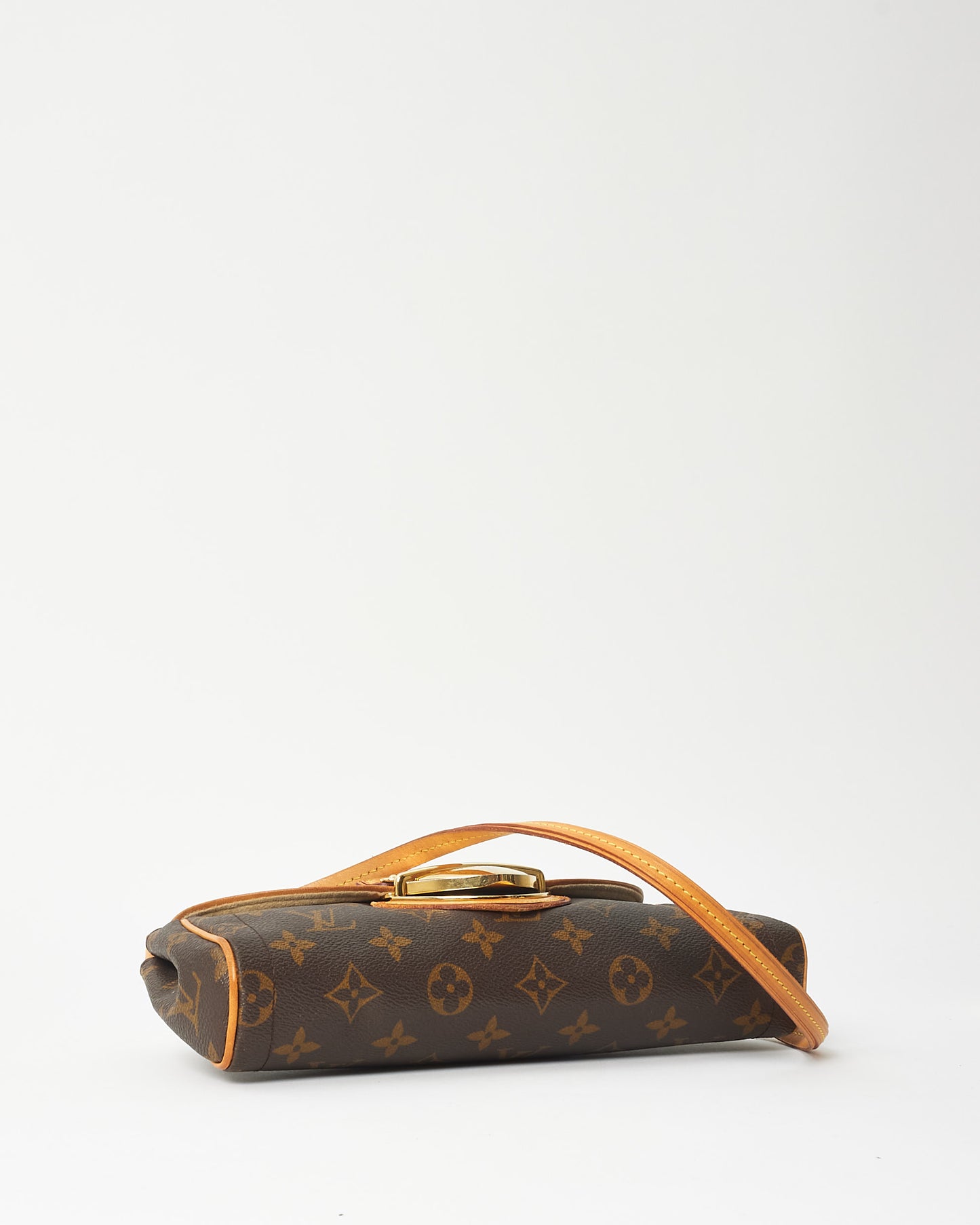 Louis Vuitton Monogram Coated Canvas Beverly Shoulder Strap Clutch