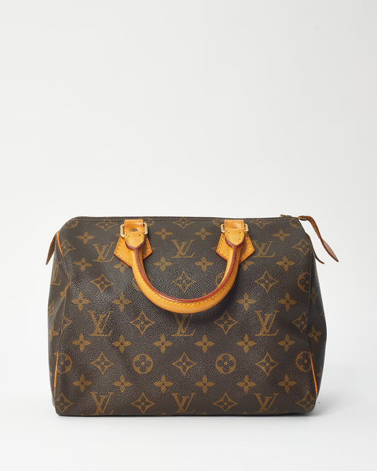 Louis Vuitton Monogram Coated Canvas Speedy 25