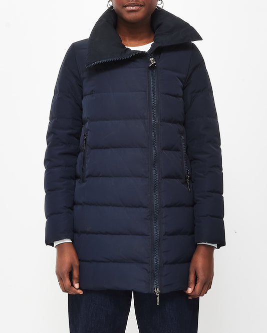 Moncler Navy Puffer Jacket - 0