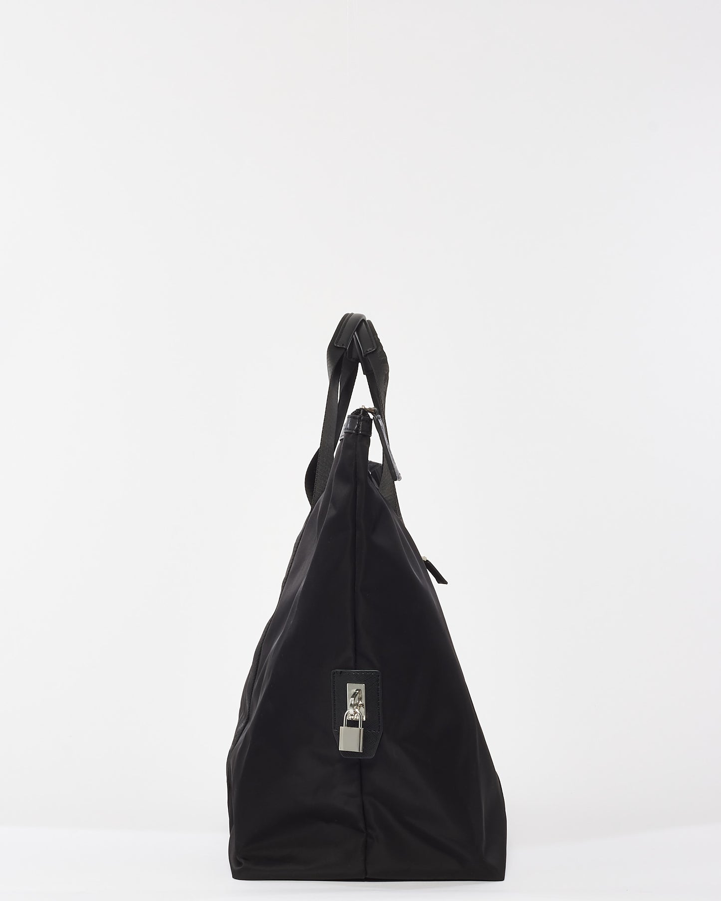 Prada Black Nylon Tessuto Large Travel Tote