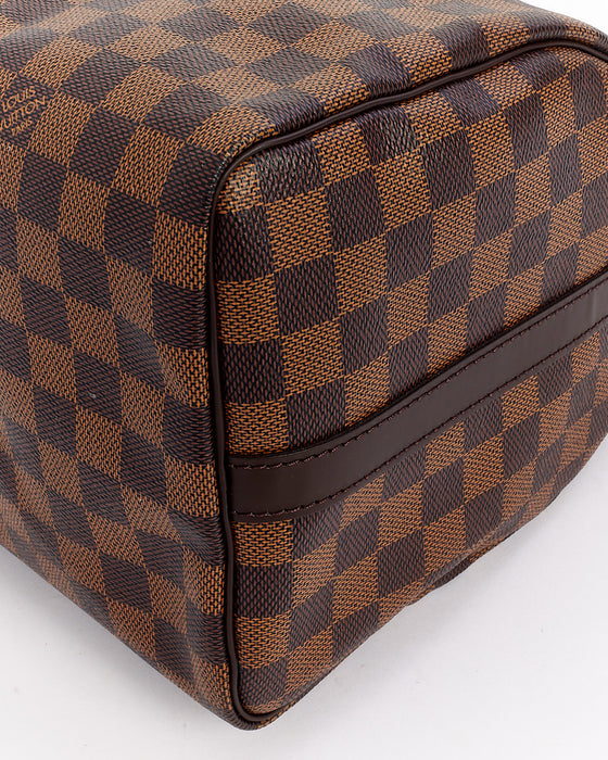 LOUIS VUITTON SPEEDY BANDOULIÈRE 30 in the Damier Ebene canvas louis vuitton