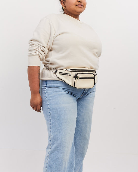 Alexander wang fanny pack clearance white