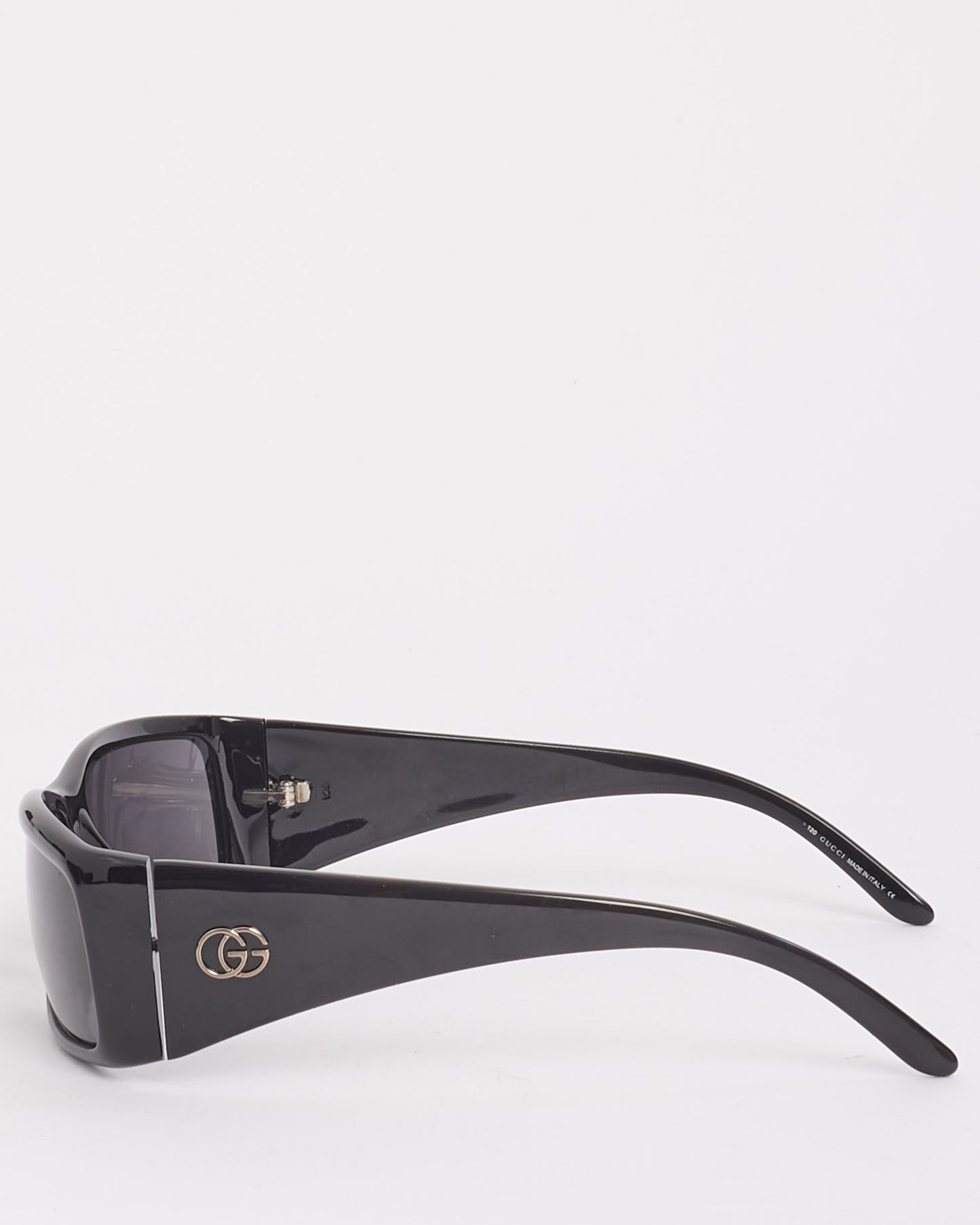 Gucci Black Acetate GG2493 Sheild Sunglasses