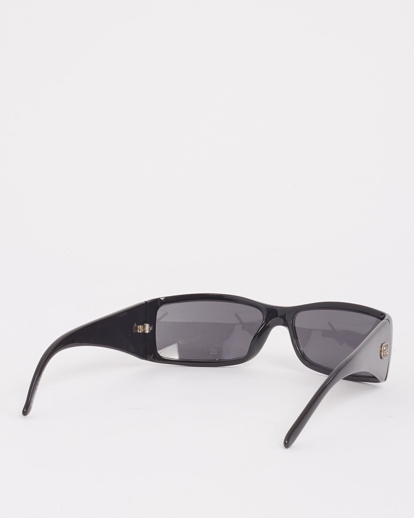 Gucci Black Acetate GG2493 Sheild Sunglasses