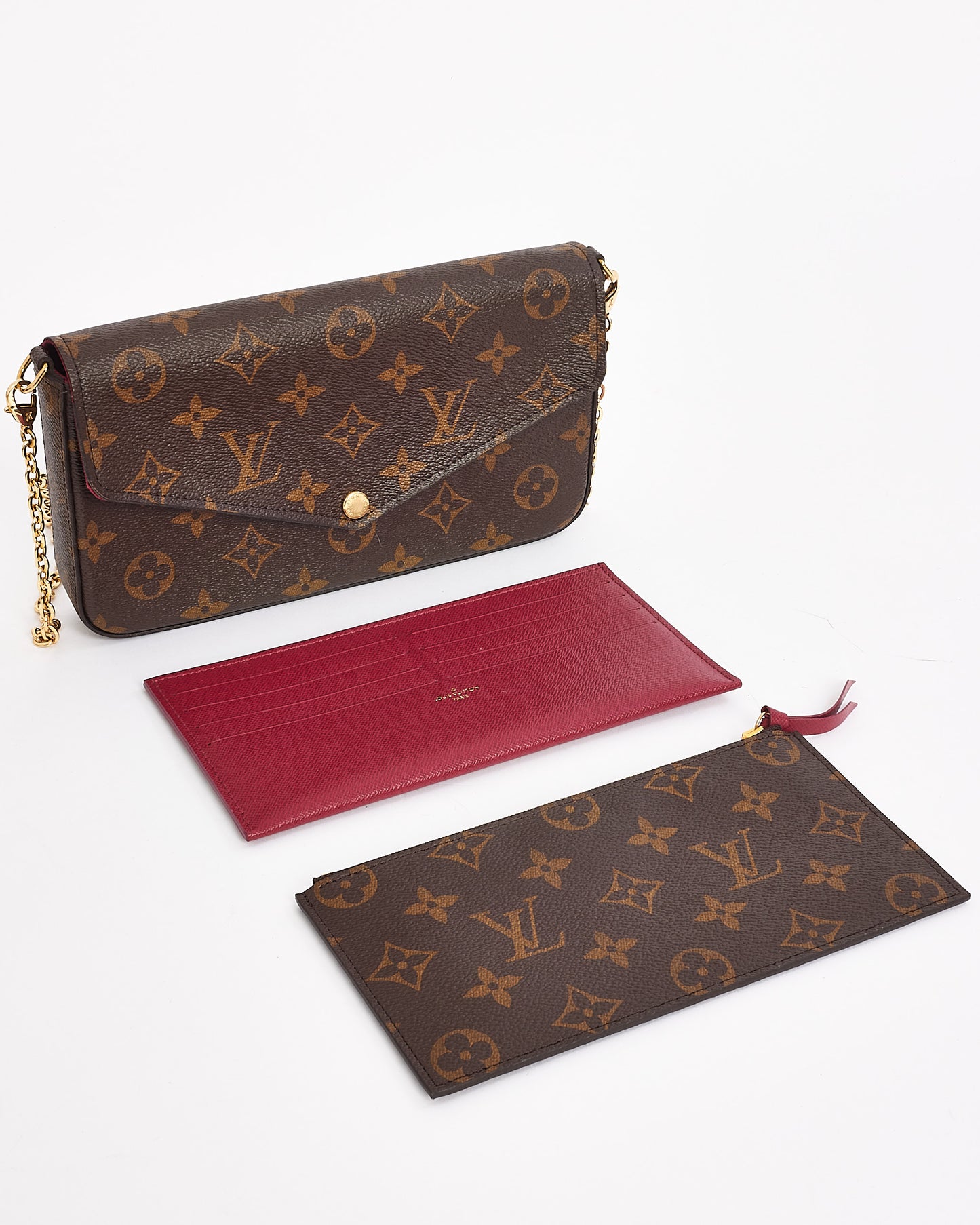 Louis Vuitton Monogram Canvas Félicie Pochette Crossbody Bag