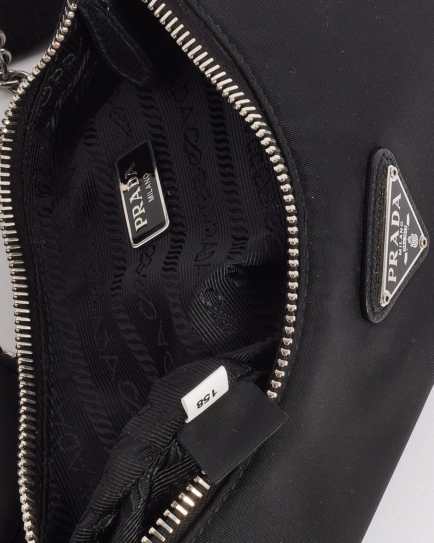 Prada Black Nylon Tessuto Re Edition 2005 Bag