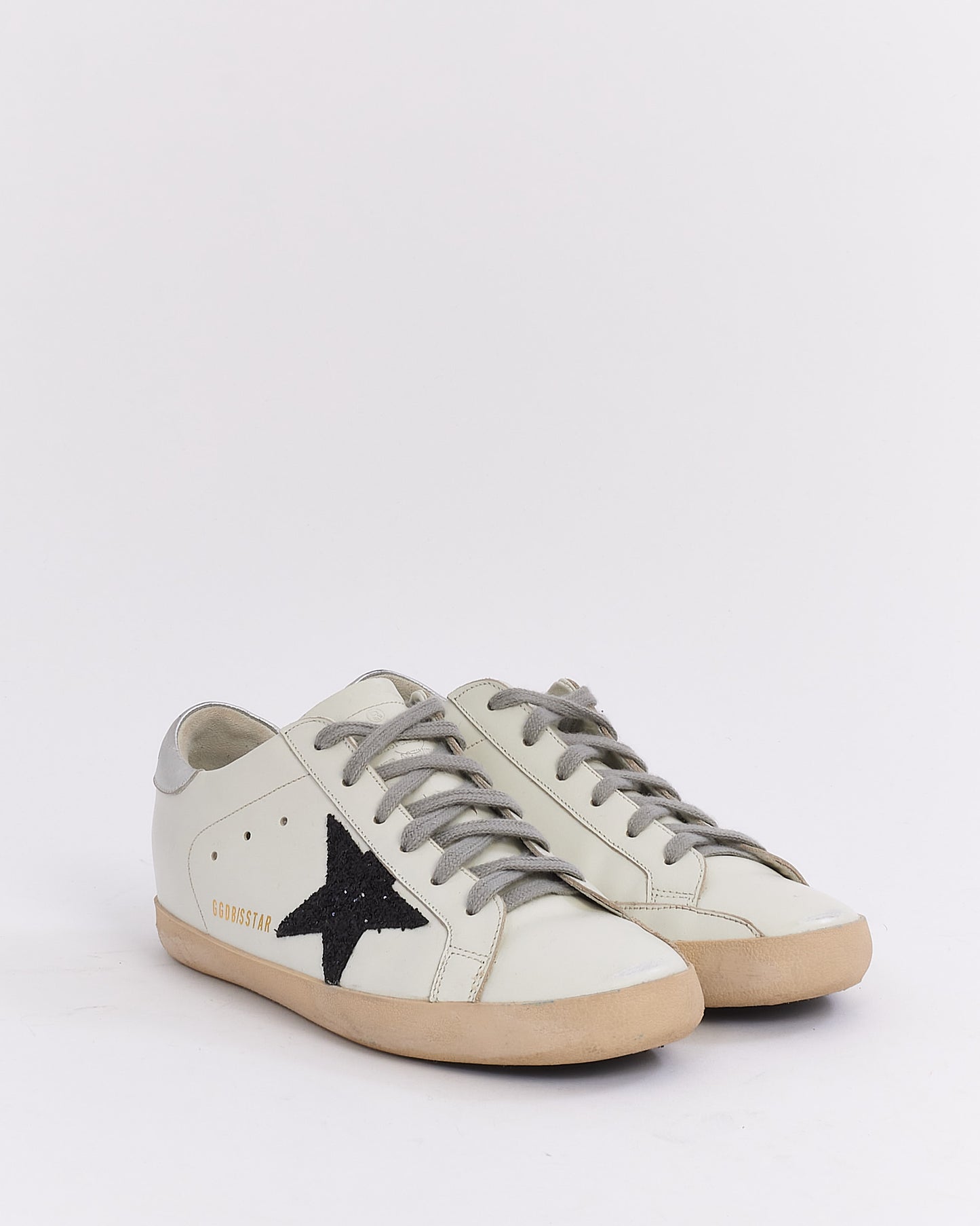 Golden Goose White Leather Superstar Sneakers - 38