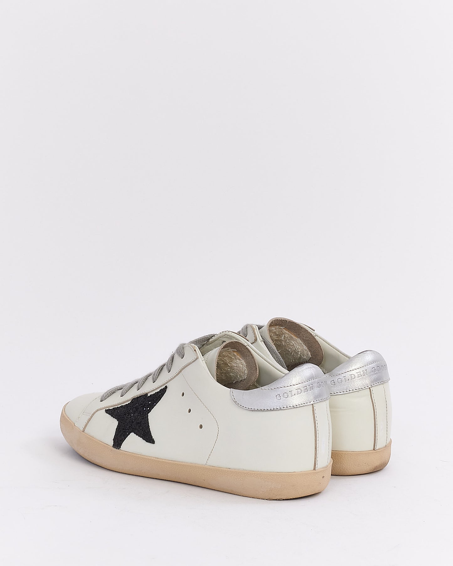 Golden Goose White Leather Superstar Sneakers - 38