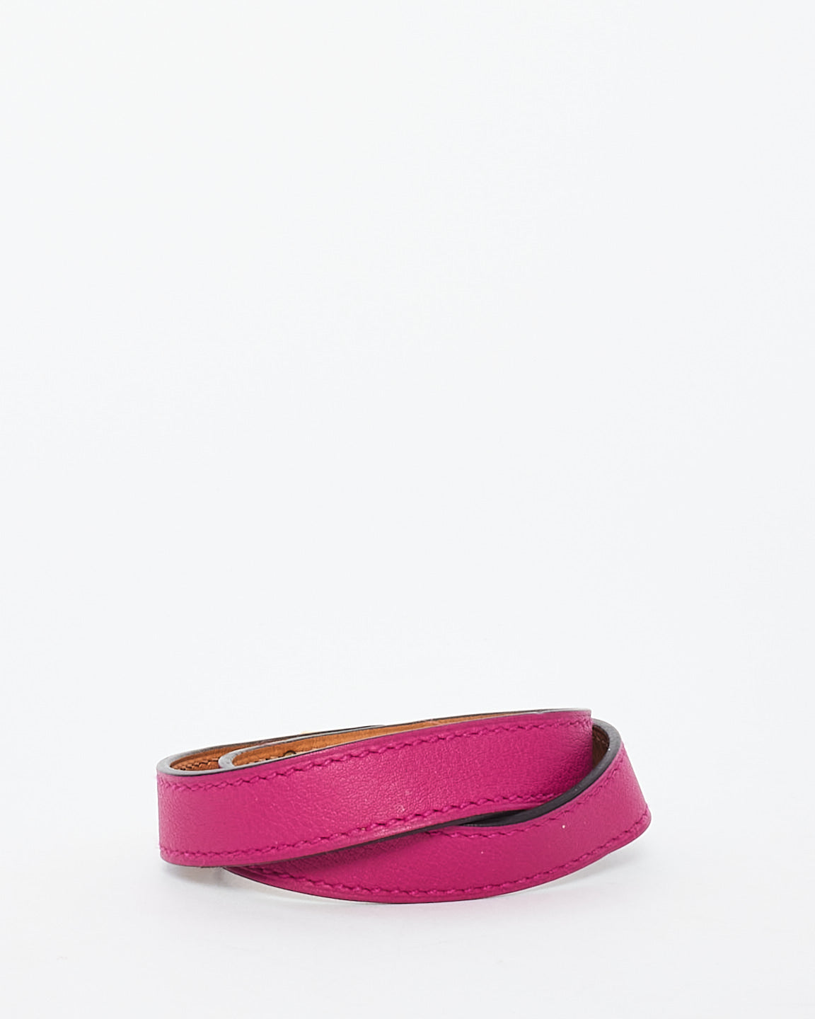 Hermès Fuchsia Swift Kelly Double Tour Bracelet - S