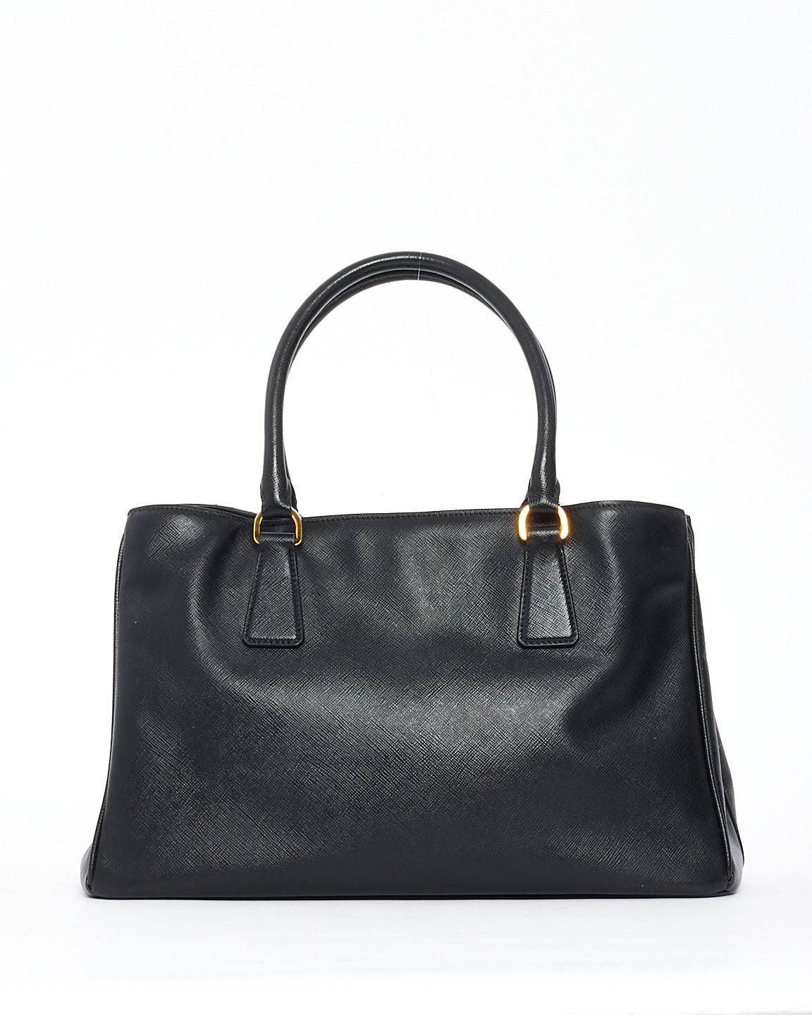 Prada Black Saffiano Leather Galleria Tote Bag