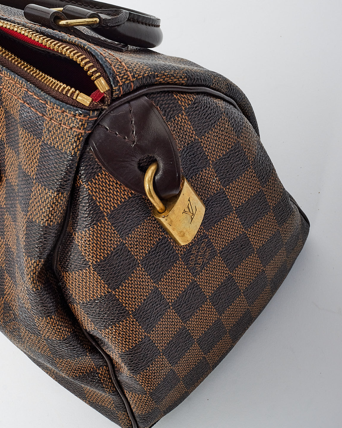 Louis Vuitton Damier Ebene Canvas Speedy 25