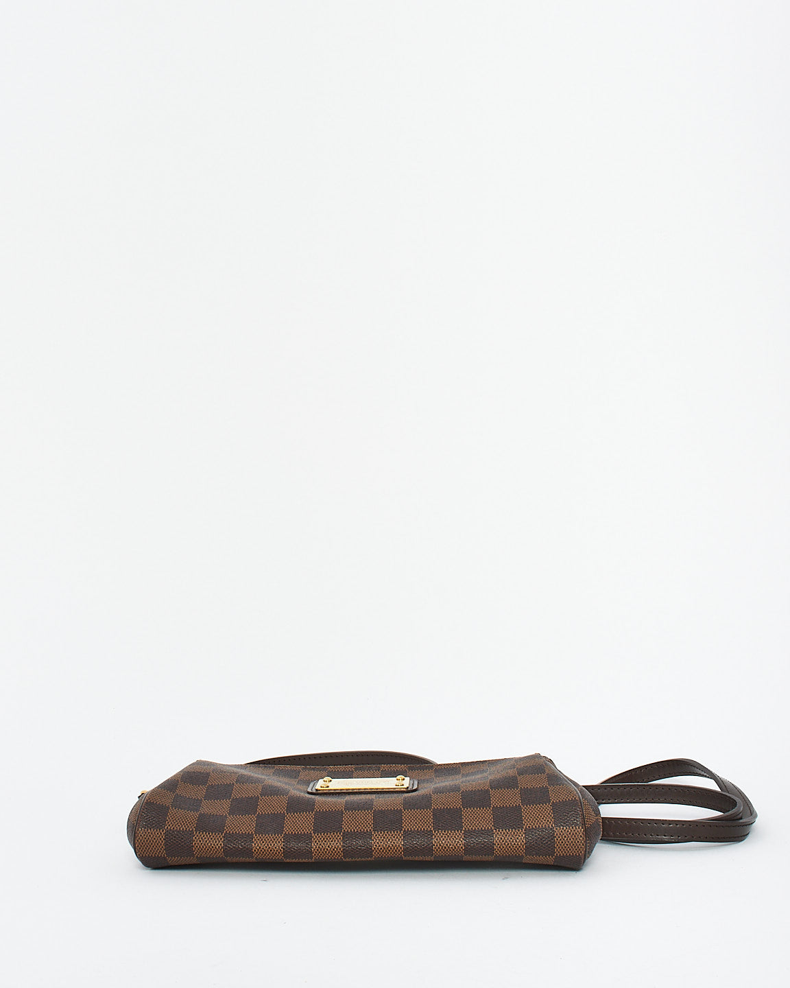 Louis Vuitton Damier Ebene Canvas Eva Clutch Bag