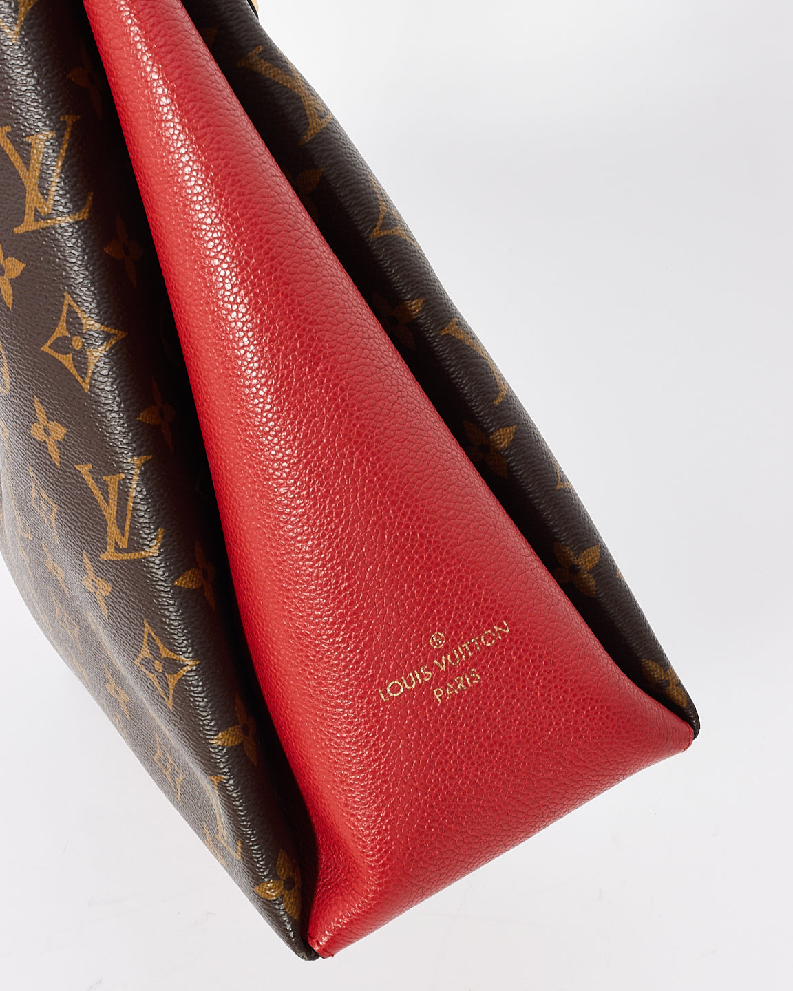 Louis Vuitton Monogram Canvas & Red Leather Suréne MM Bag