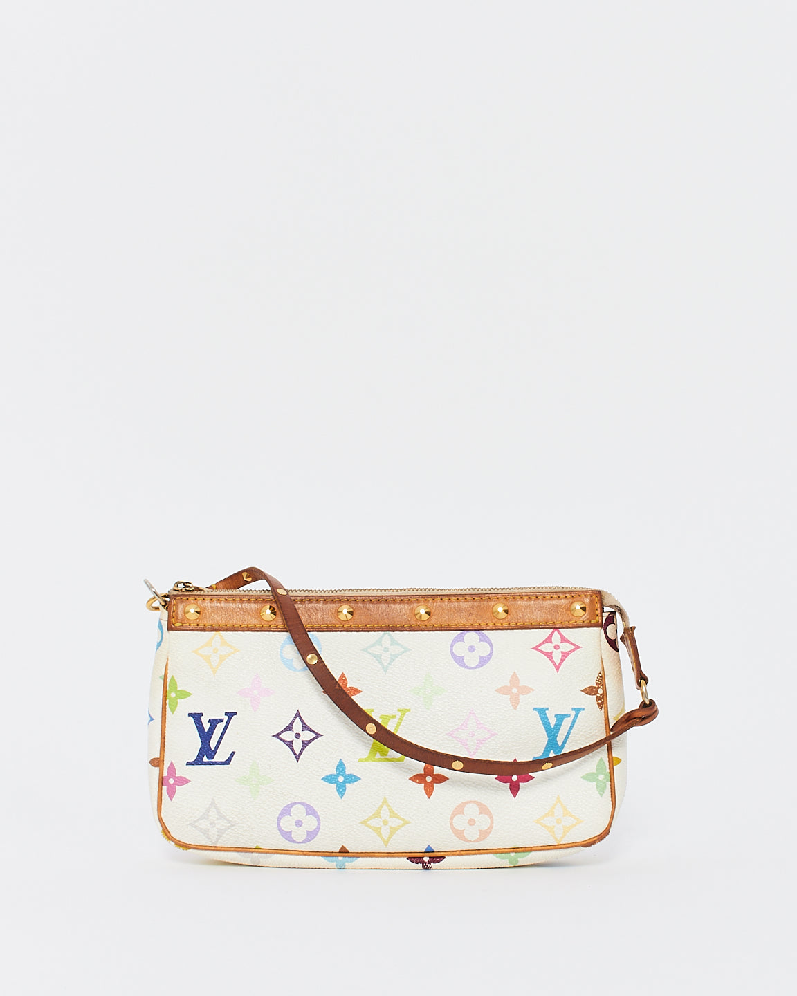 Louis Vuitton White Monogram Multi Murakami Pochette Accessoires