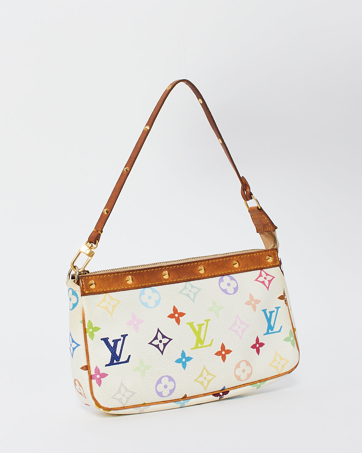 Louis Vuitton White Monogram Multi Murakami Pochette Accessoires