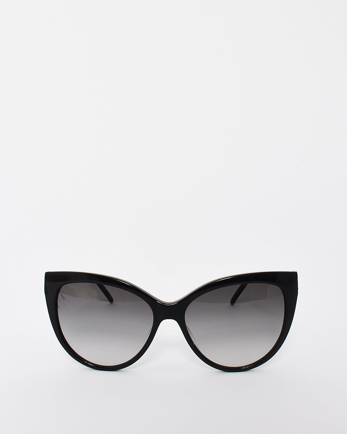 Saint Laurent Black Acetate Cat Eye Sunglasses SLM48S