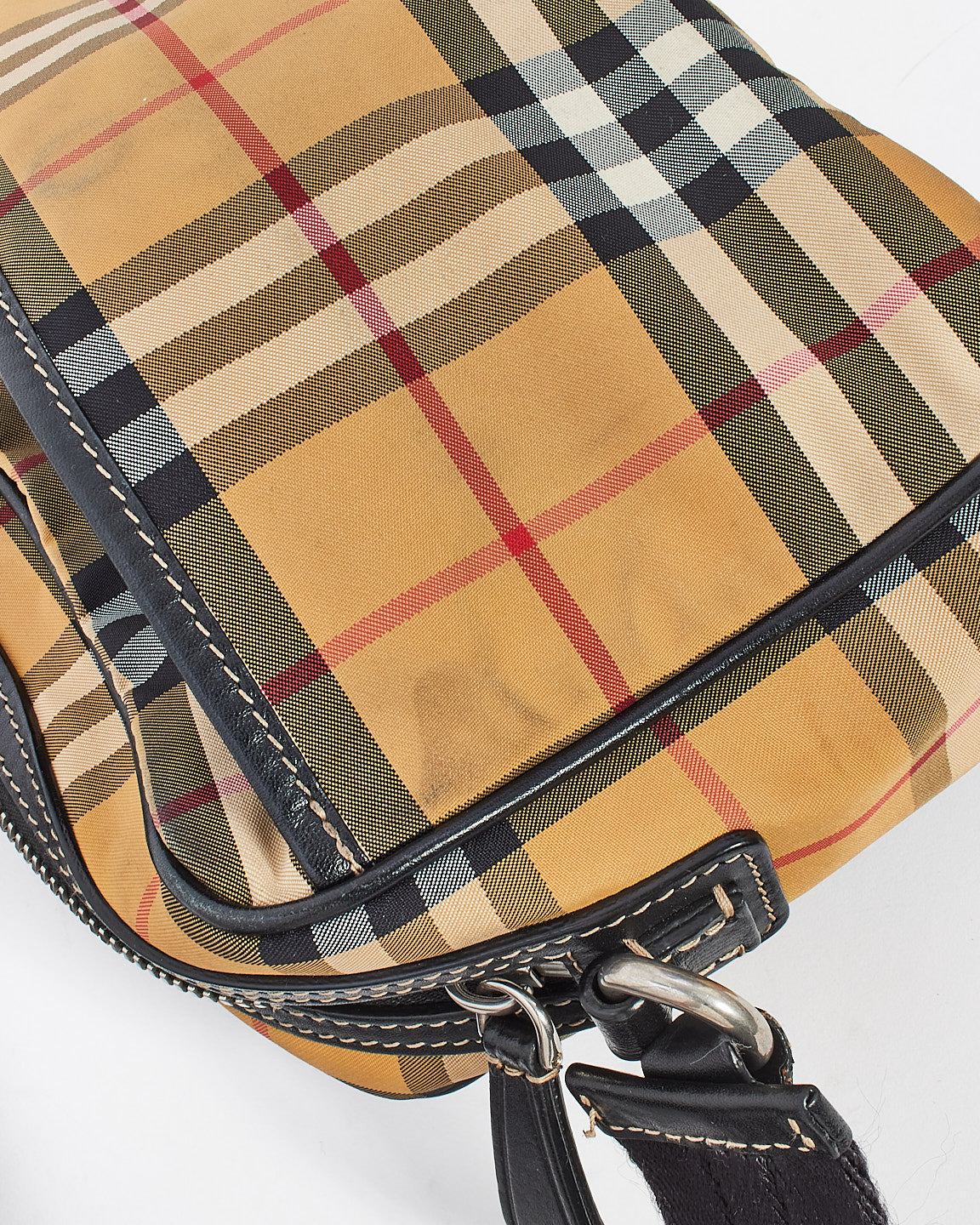 Burberry Beige Vintage Check Paddy Small Crossbody Bag