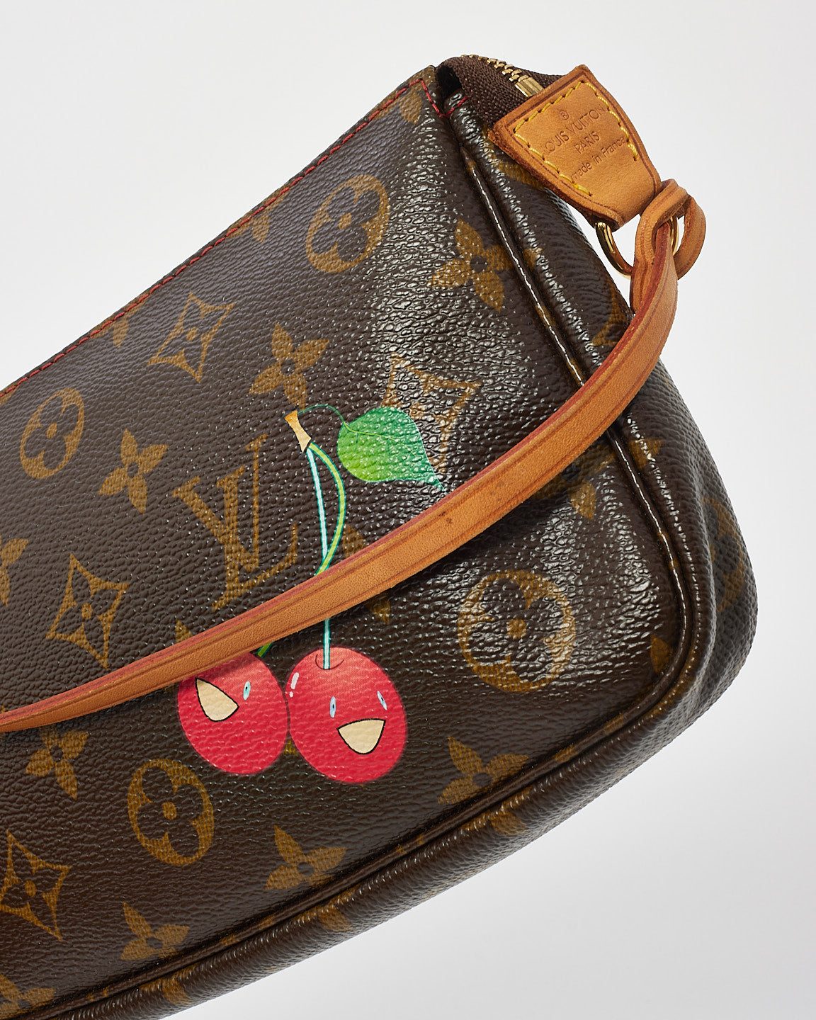 Louis Vuitton Monogram Canvas Cherry Print Edition Pochette Accessoires