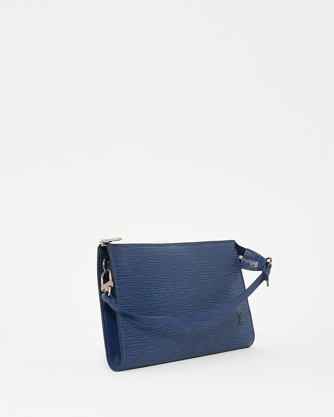 Louis Vuitton Blue Epi Leather Shoulder Pochette Bag